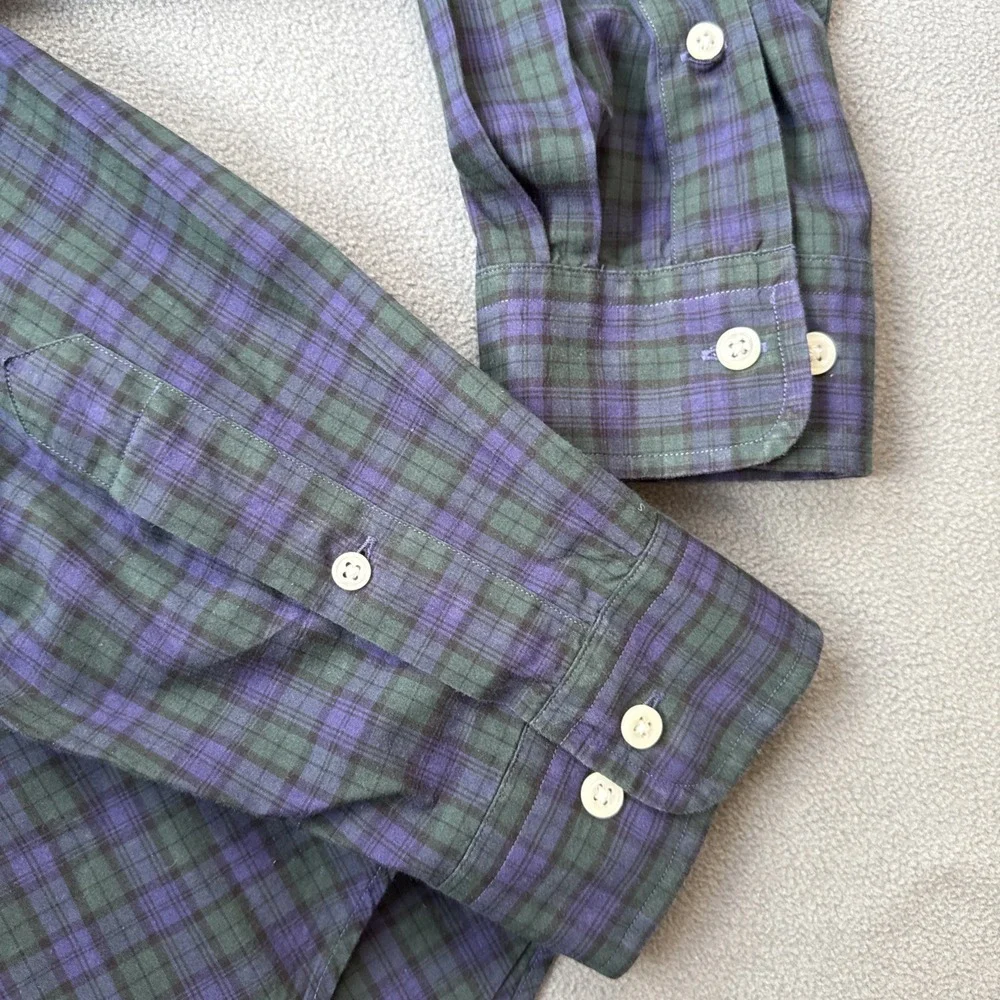 Ralph Lauren Yarmouth Shirt Mens 16 32/33 Classic Long Sleeve Cotton DRY CLEANED - Picture 10 of 10